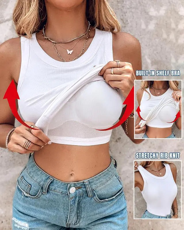 Comfy Built-In Bra Tank Luxiz™️