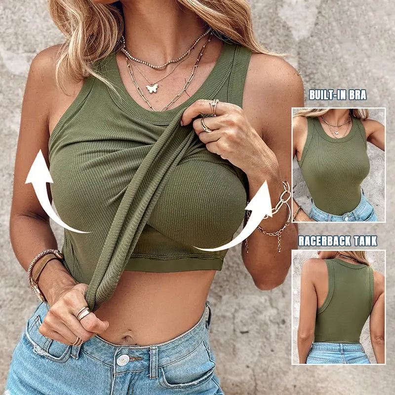 Comfy Built-In Bra Tank Luxiz™️