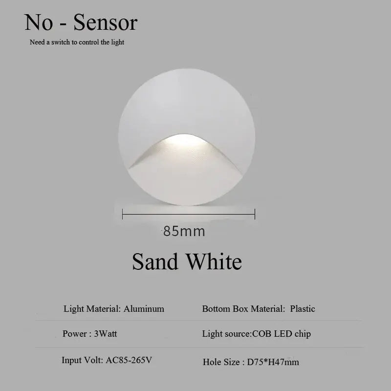 Zavala - Modern Waterproof Indoor/Outdoor Recessed Stair Wall Light Luxiz™️