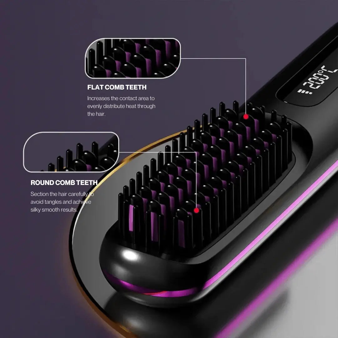 Luxiz Portable Straightener Brush - GoBrush PRO Luxiz™️