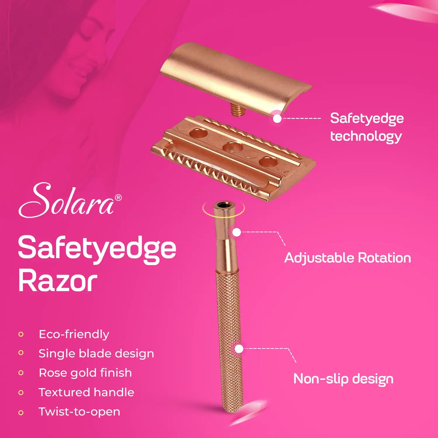 Double Edge Safety Lifetime Razor Luxiz™️