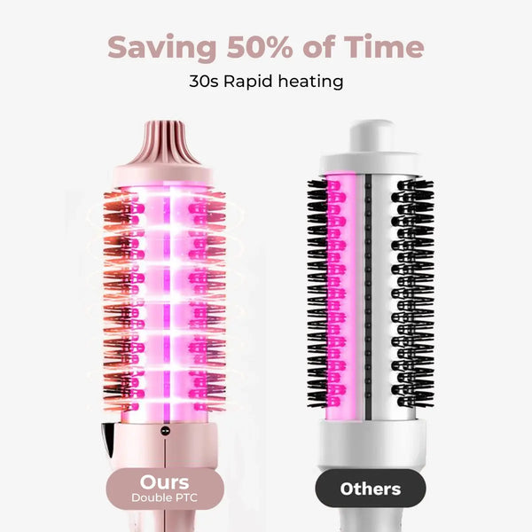 3-in-1 Pro Negative Ion Two PTC Heaters Thermal Brush Luxiz™️