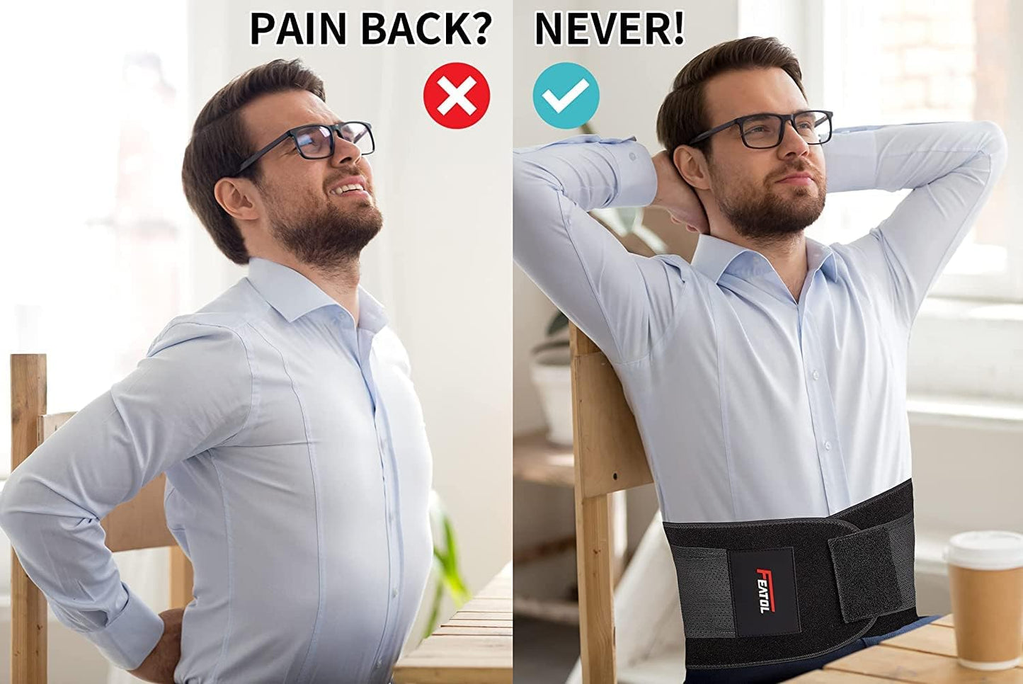 Luxiz™ - The Complete Hip & Lower Back Wrap For Easier Walking & Standing (Sciatica, Spinal Stenosis, Lower Back Pain)