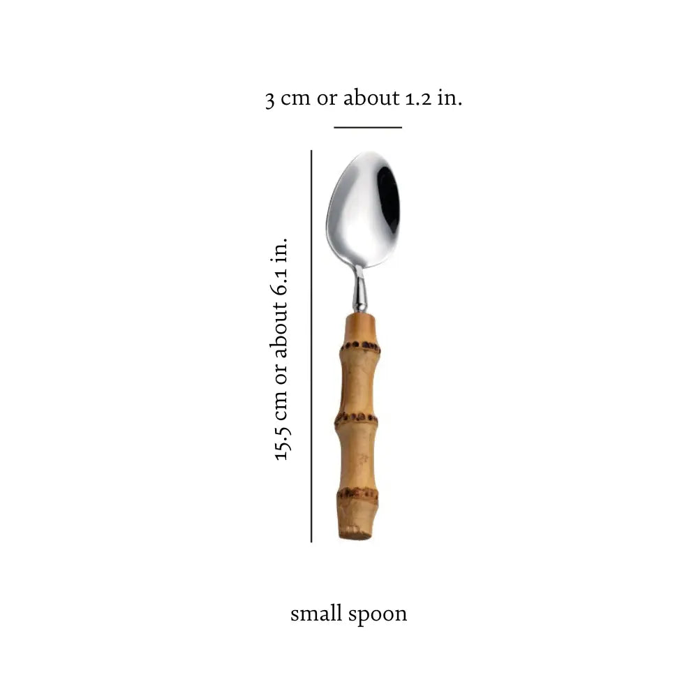 Natural Bamboo Flatware Set Luxiz™️