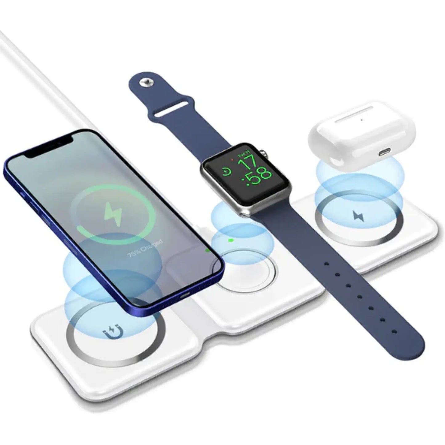 Apple MagSafe 3 in 1 Wireless Charger Luxiz™️
