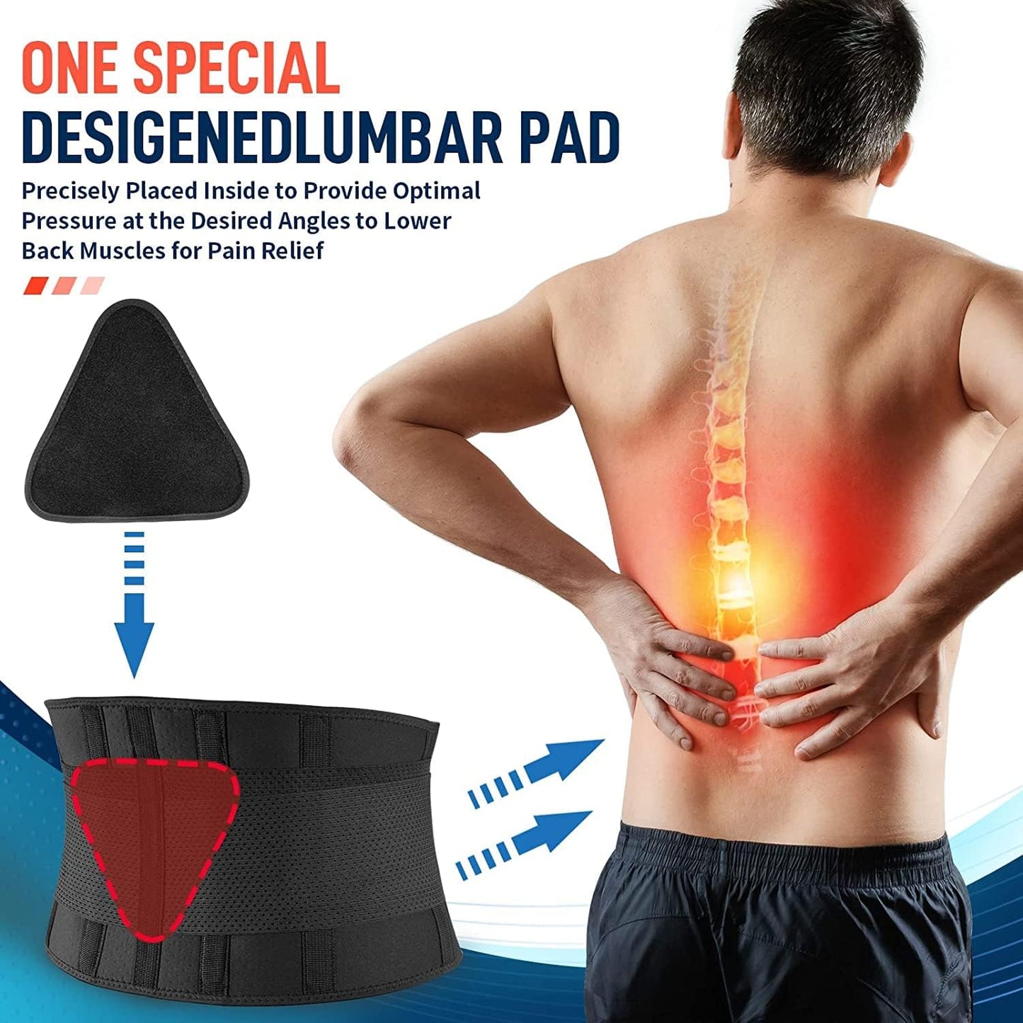Luxiz™ - The Complete Hip & Lower Back Wrap For Easier Walking & Standing (Sciatica, Spinal Stenosis, Lower Back Pain)