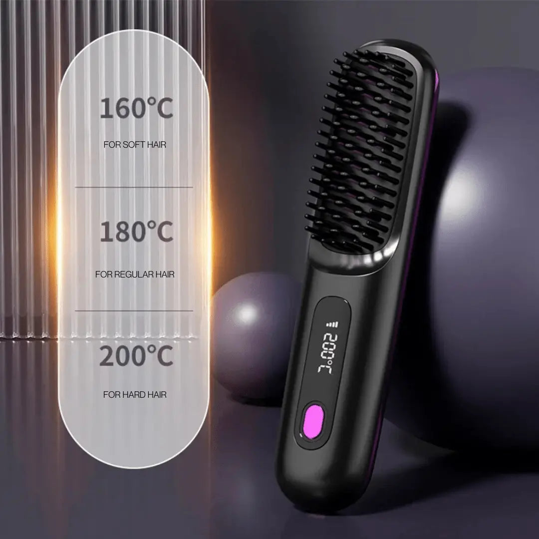 Luxiz Portable Straightener Brush - GoBrush PRO Luxiz™️