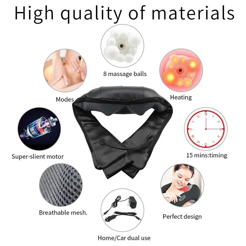 Luxiz™ Neck and Back Massager with Soothing Heat Luxiz™️