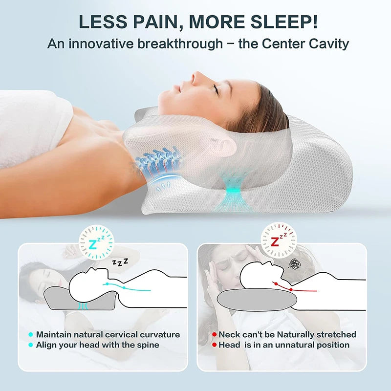 OrthoCloud™ Neck Relief Pillow