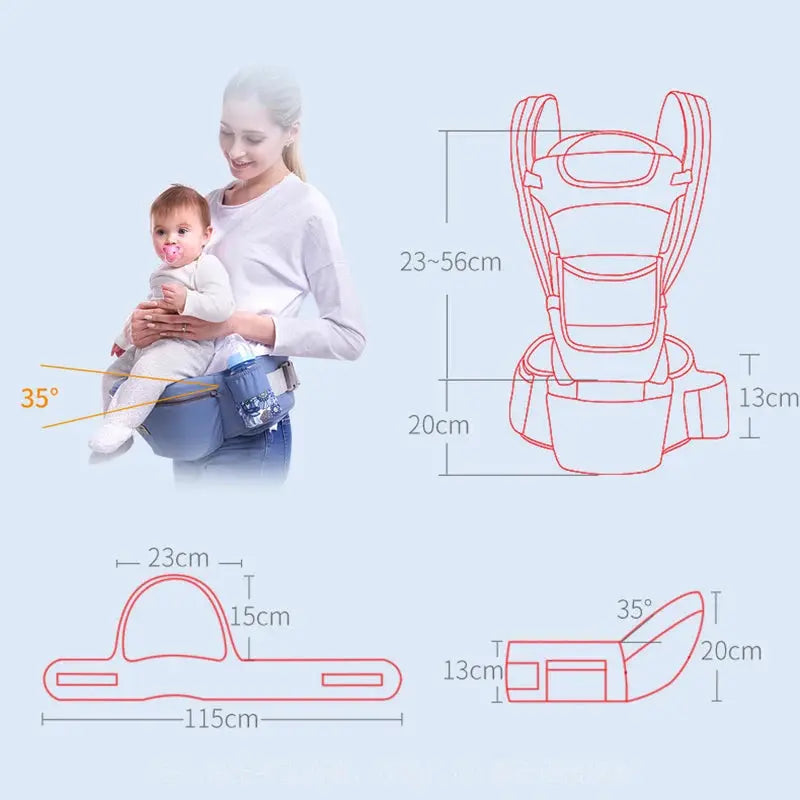 Comfort Baby Carrier Backpack