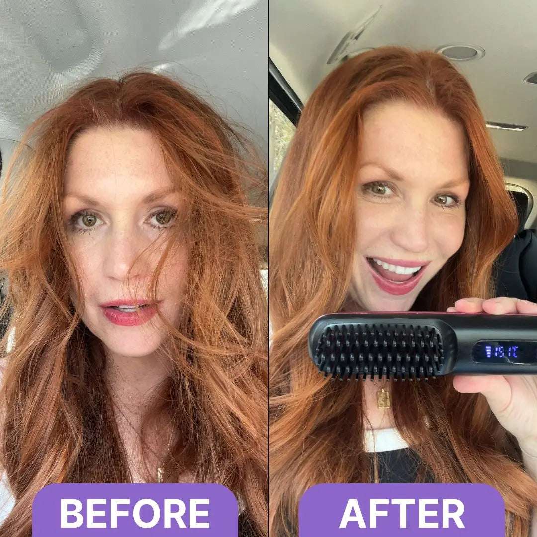 Luxiz Portable Straightener Brush - GoBrush PRO Luxiz™️