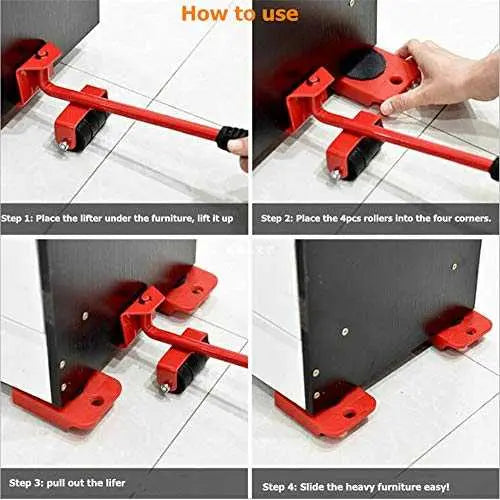 Effort-Free Furniture Mover Kit Luxiz™️