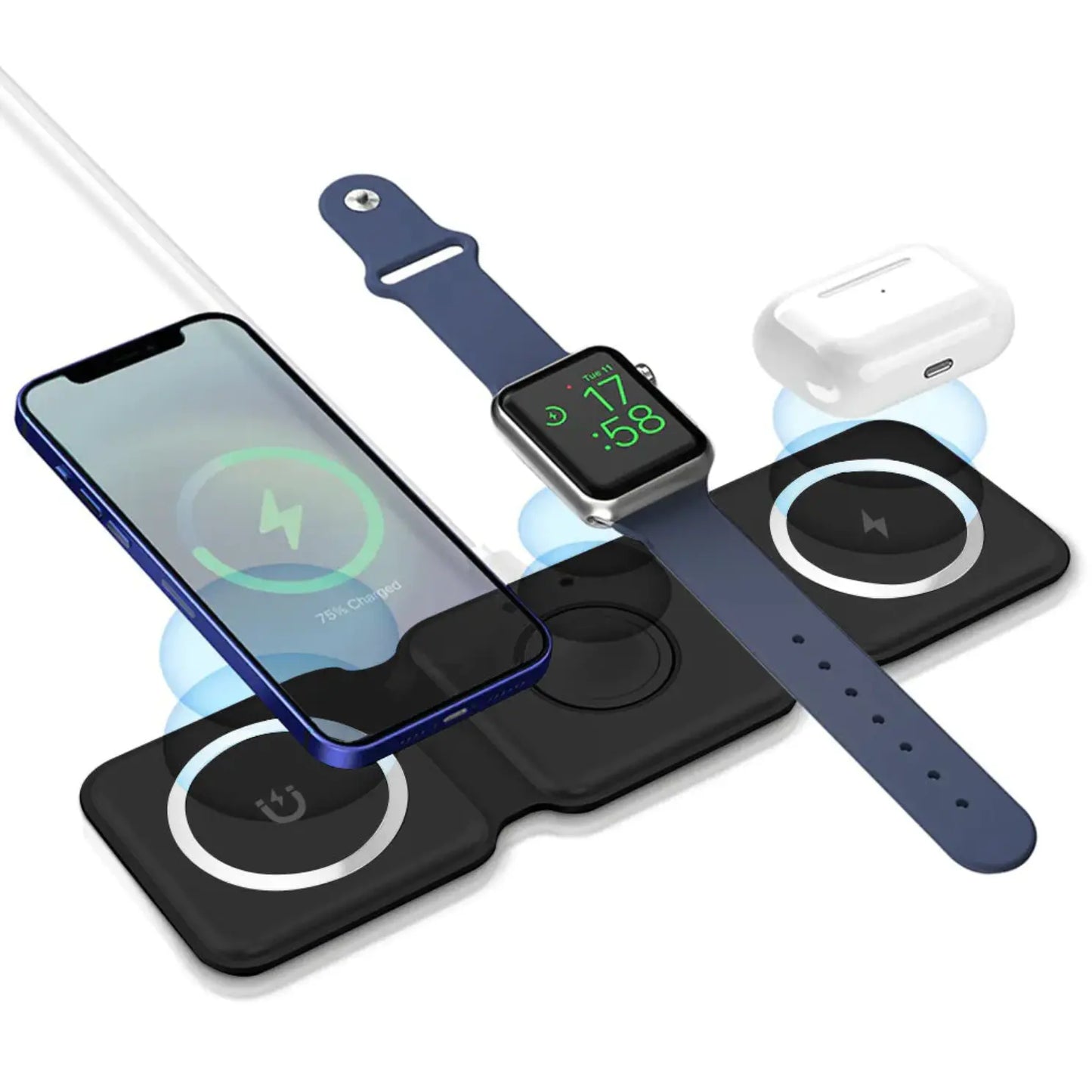 Apple MagSafe 3 in 1 Wireless Charger Luxiz™️