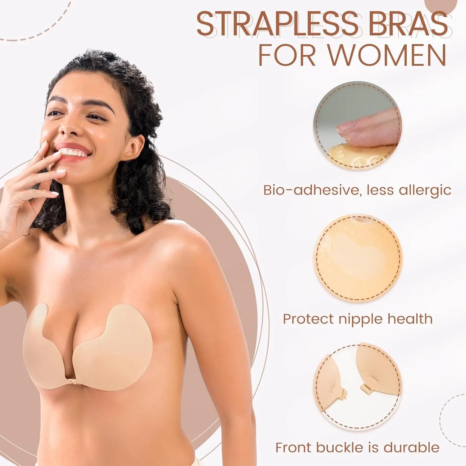 Invisible Push-Up Sticky Bra Luxiz™️