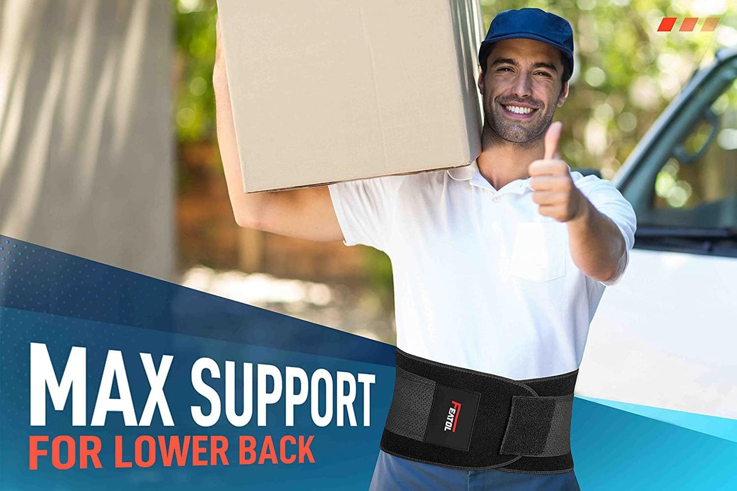 Luxiz™ - The Complete Hip & Lower Back Wrap For Easier Walking & Standing (Sciatica, Spinal Stenosis, Lower Back Pain)