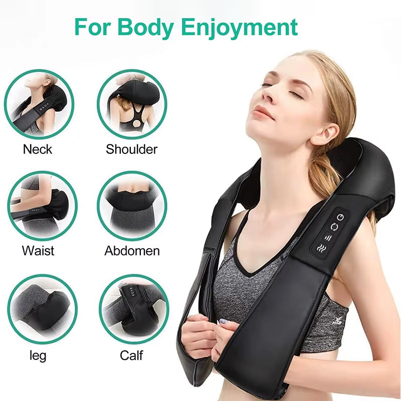 Luxiz™ Neck and Back Massager with Soothing Heat