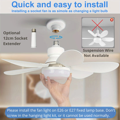 Luxiz™️ LED Remote Ceiling Fan