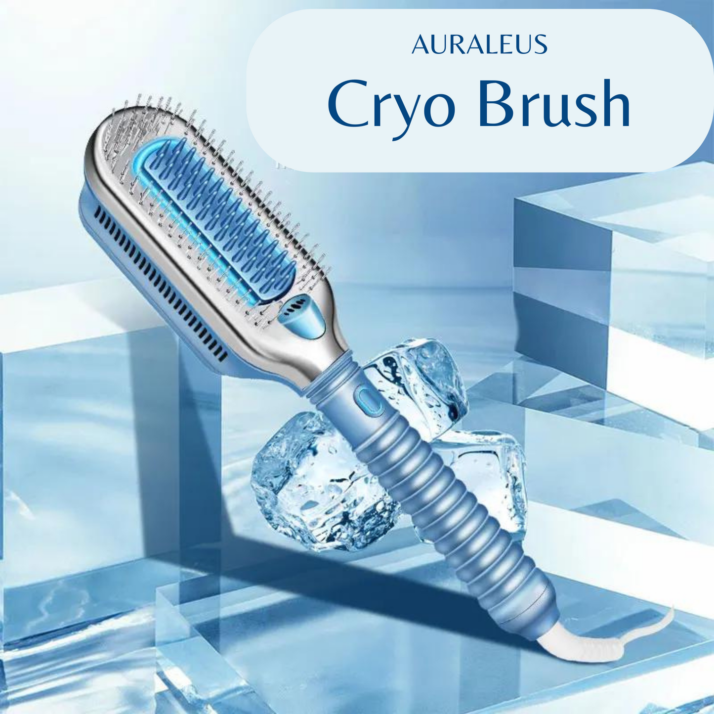 Auraleus Cryo Brush for Frizz-Free Hair