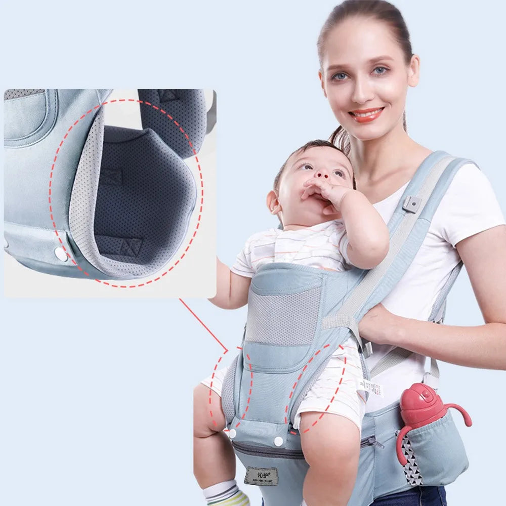 Baby Carrier Waist Stool With Storage Bag