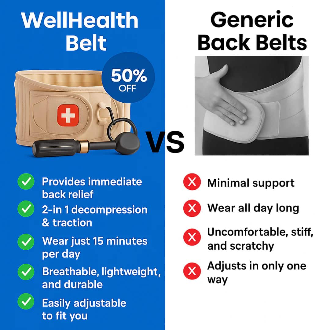 Well-Healths Back Pain Belt