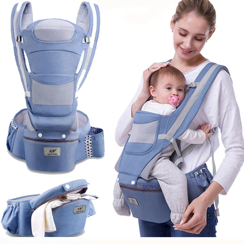 Baby Carrier Waist Stool With Storage Bag